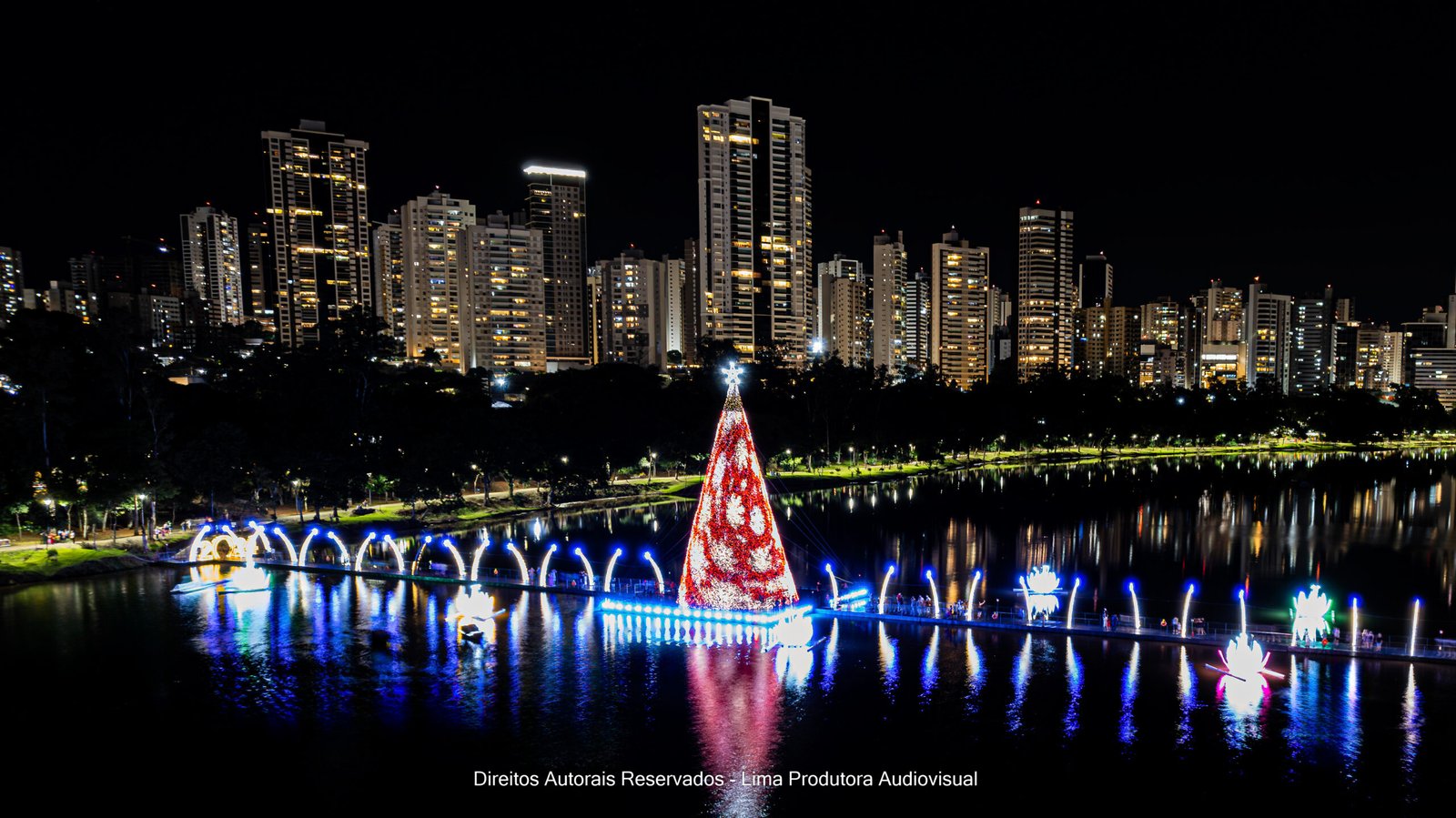 Natal no lago Igapó em Londrina 2024